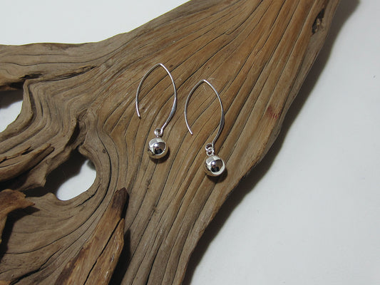 sterling silver bead drop earring 925 Canterbury