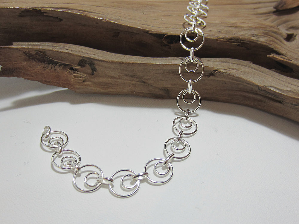 sterling silver orbital bracelet 925 Canterbury