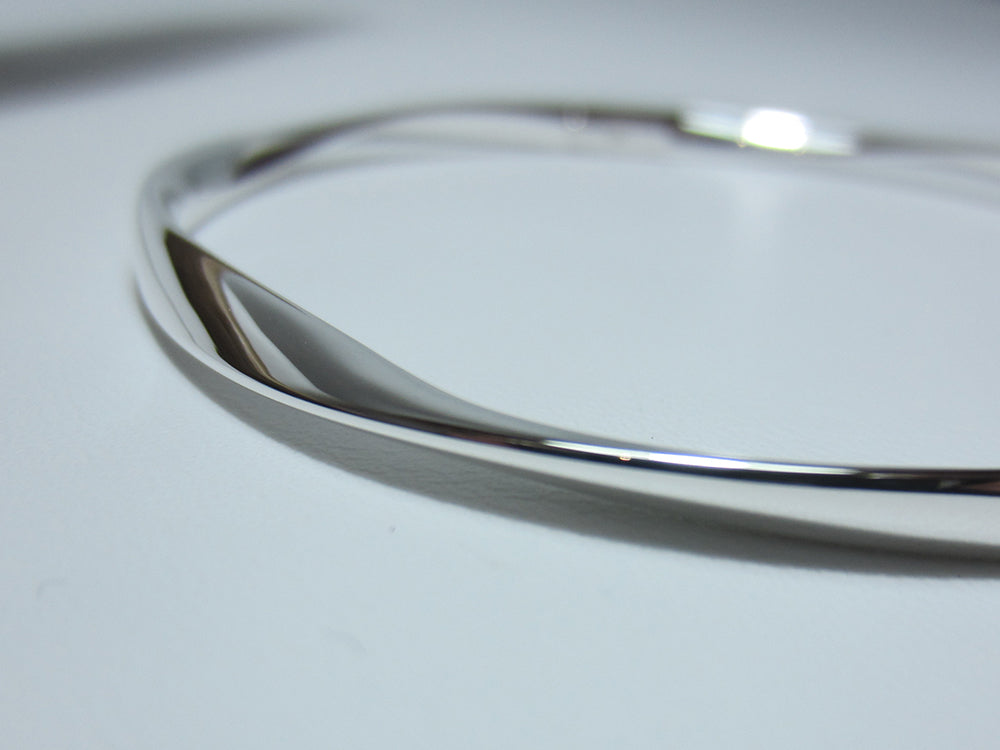 sterling silver soft twist bangle 925 Canterbury